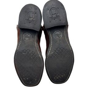 Frye Nash Roper Boots Square Toe Mens 11.5 N Vintage Brown Pebbled Leather